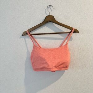 Rabbit- Running Orange Strappy Sports Bra - Large